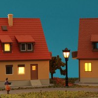 Beleuchtung für 6 Einfamilien­häuser