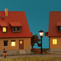 Beleuchtung für 6 Einfamilienhäuser Beleuchtung für 6 Einfamilienhäuser